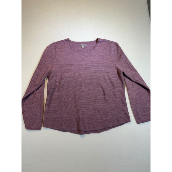 Croft & Barrow Womens XL Purple Long Sleeve Crew Neck Knit Top Sweater - Picture 1 of 3
